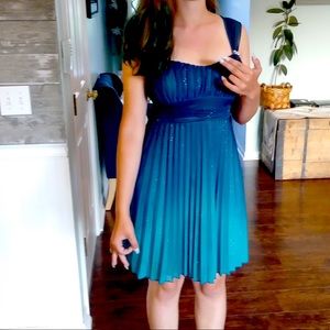 Blue ombré dress